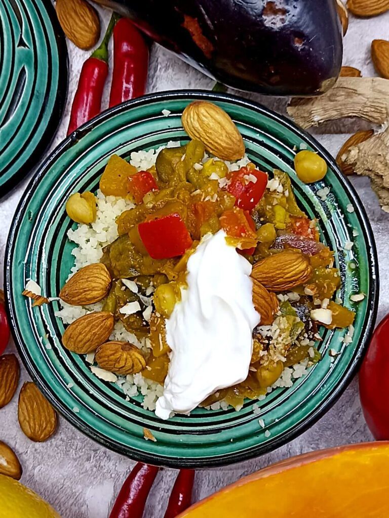 Вегетарианское марокканское овощное рагу