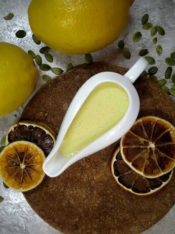 Лимонная заправка для салата